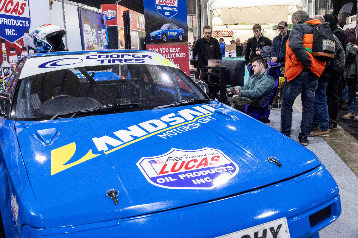 Lucas Oil at the Race Retro Show in Coventry