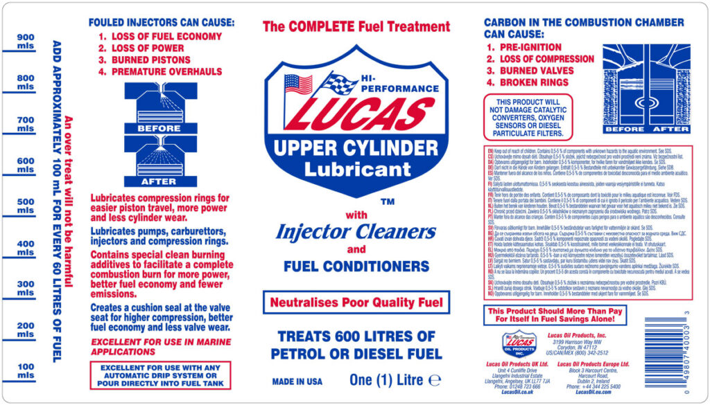 Fuel Treatment 1 Litre label