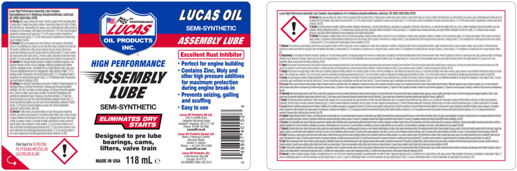 Assembly Lube