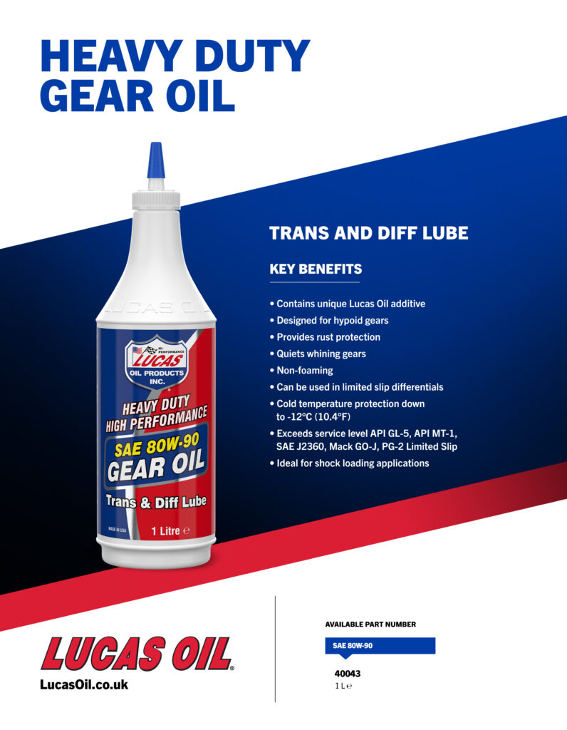 HD Gear Oil flyer