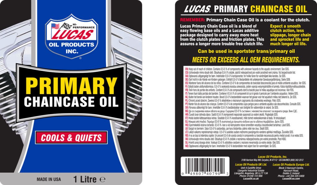 Primary Chaincase Oil