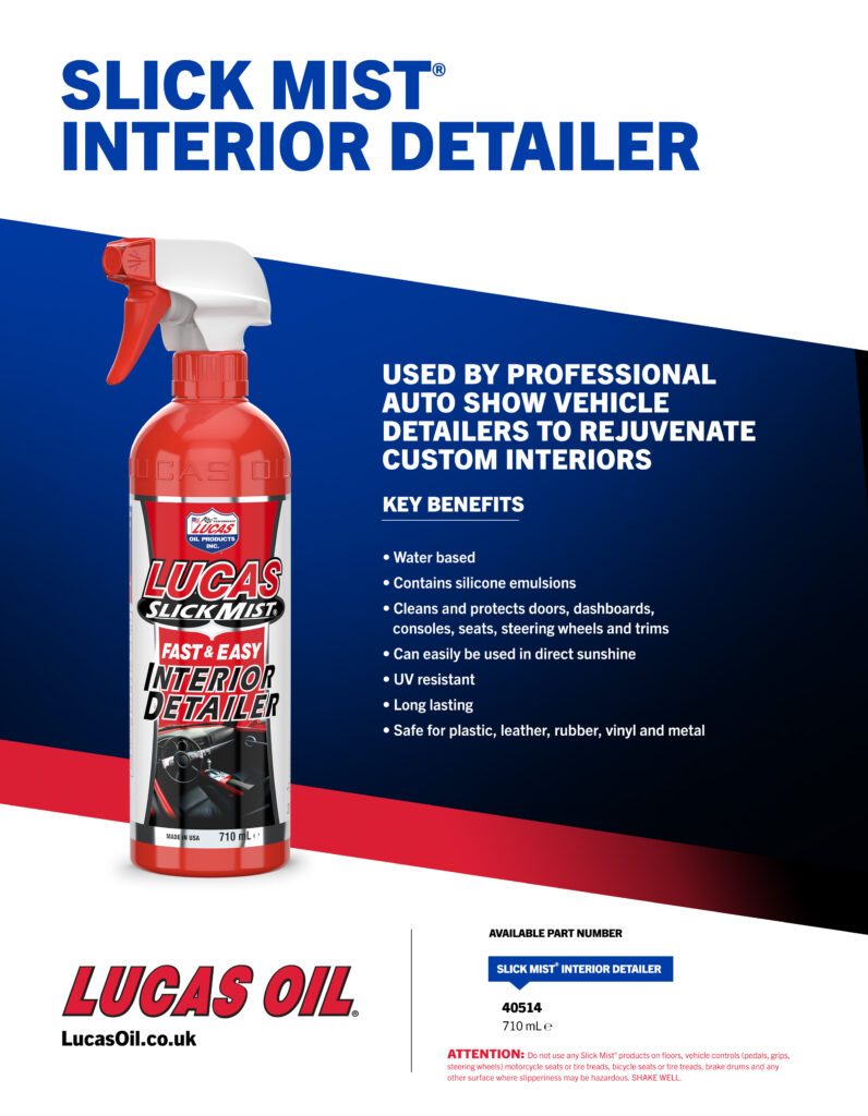 Slick Mist Interior Detailer flyer