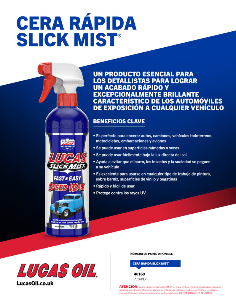 Slick Mist Speed Wax flyer