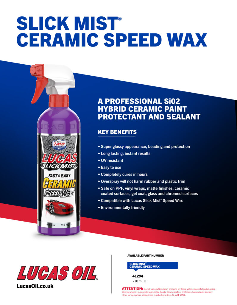 Slick Mist Ceramic Speed Wax flyer