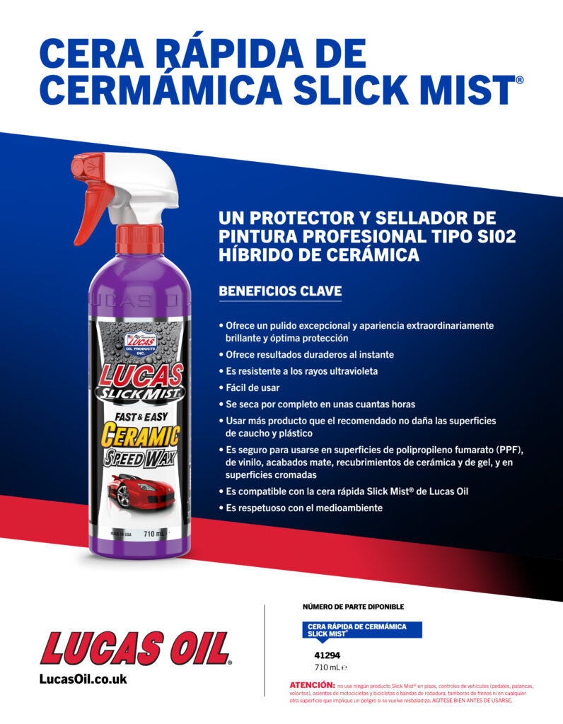 Slick Mist Ceramic Speed Wax flyer