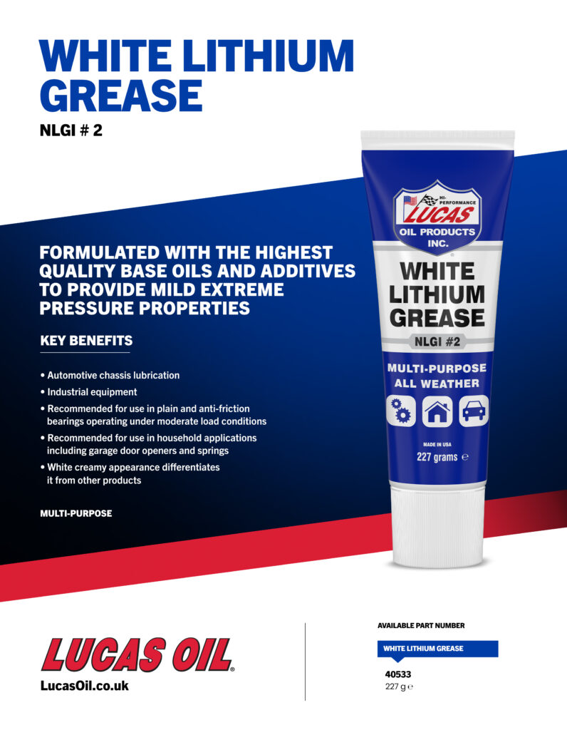 White Lithium Grease Flyer