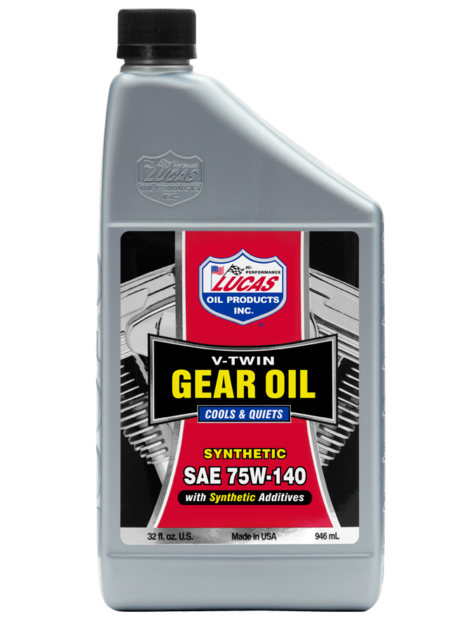 Synthetic SAE 75W-140 V-TWIN Gear Oil