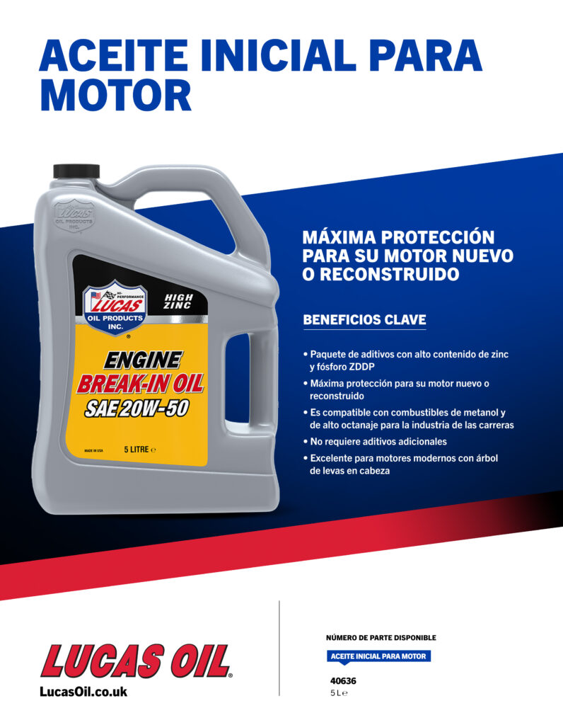 Engine Break-In Oil flyer ESP