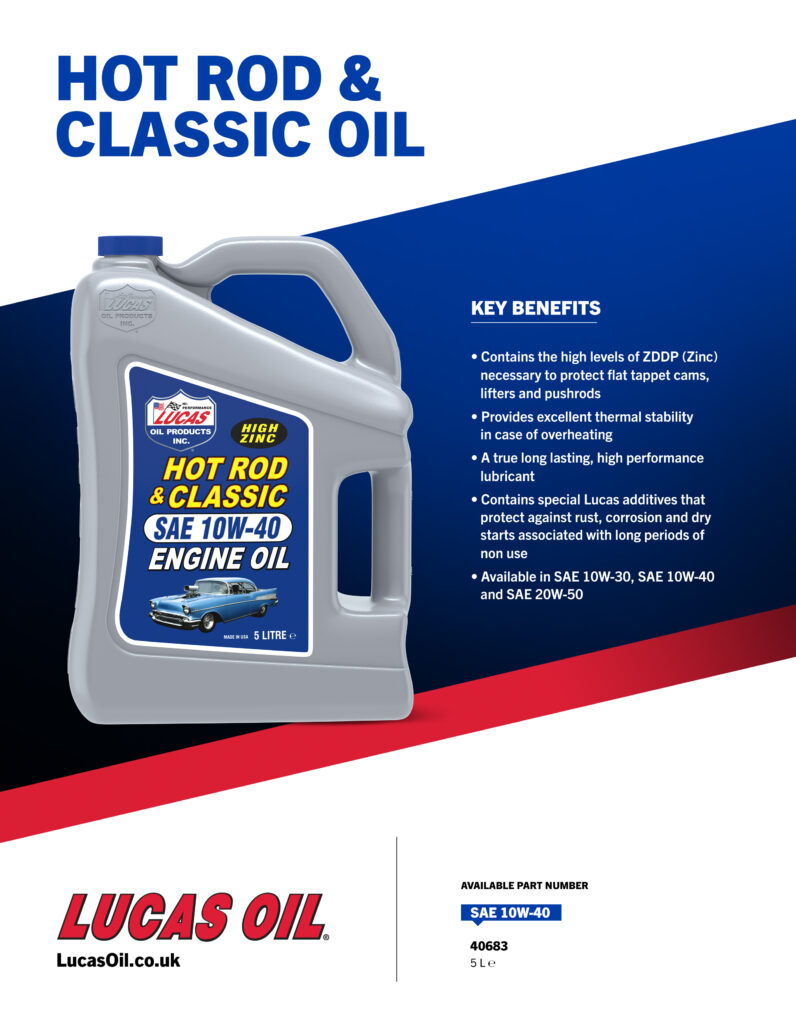 Hot Rod Oil 10W-40 flyer