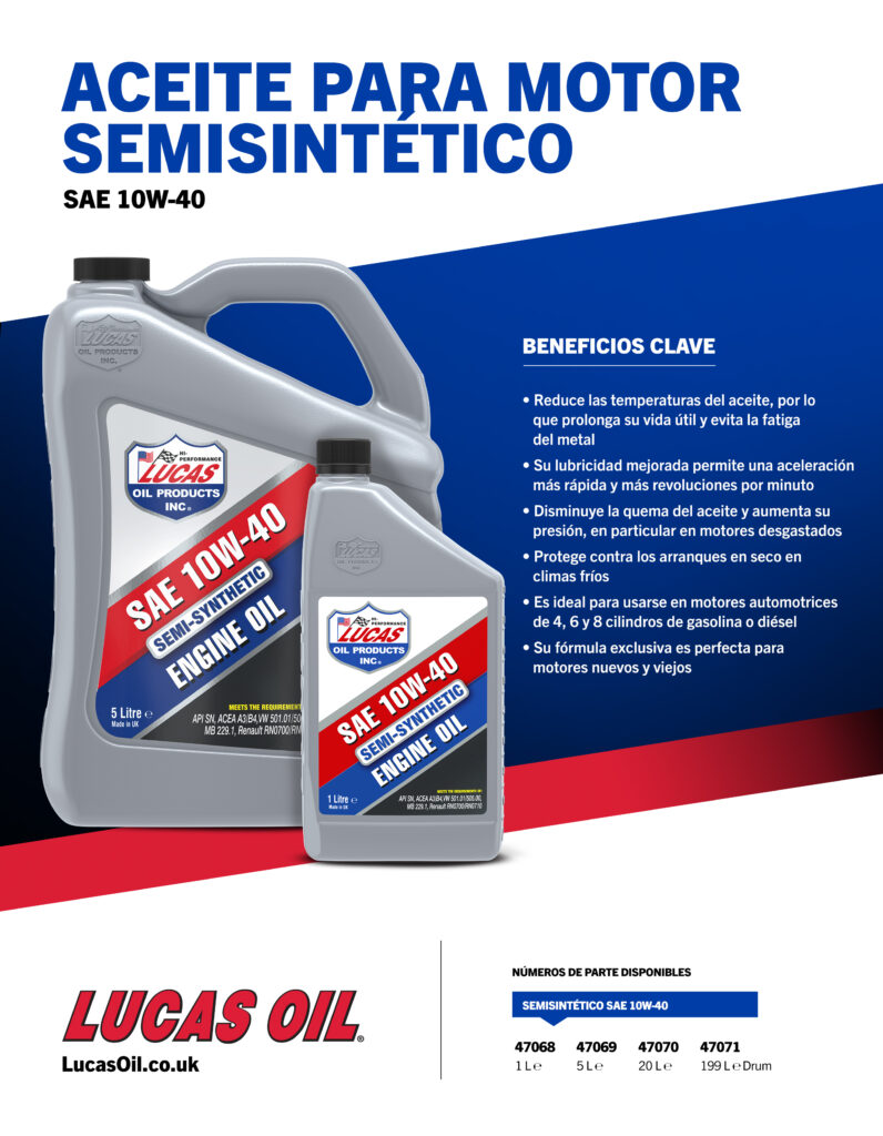 Semi-Syn 10W-40 Engine oil Flyer ESP