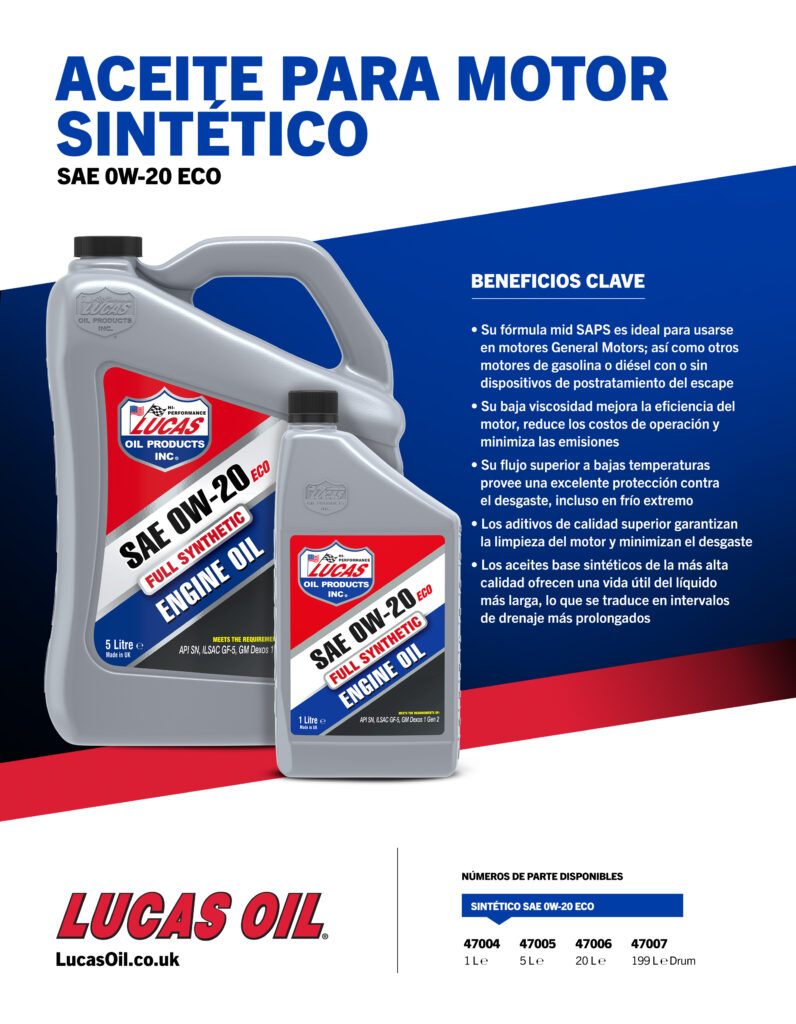 Syn 0W-20 ECO Engine Oil ESP