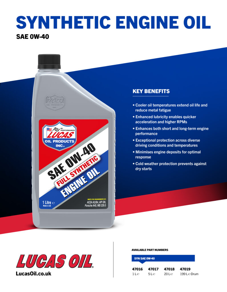 Syn 0W-40 Engine Oil