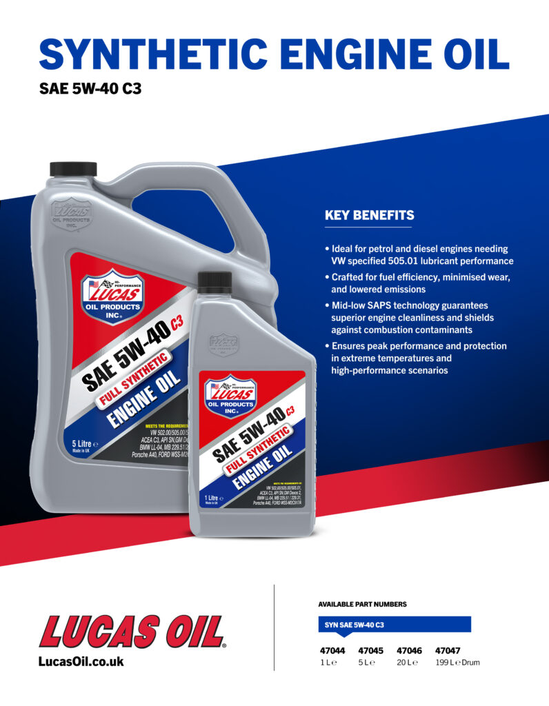 Syn 5W-40 C3 Engine Oil