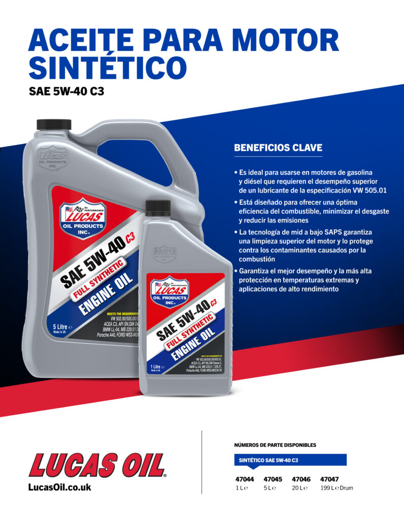 Syn 5W-40 C3 Engine Oil ESP