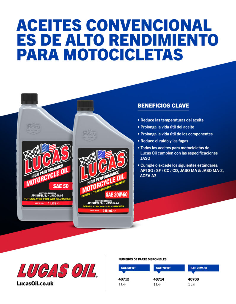 Conventional Motorcycle Oils flyer ESP