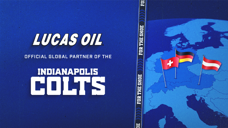 Colts announce Lucas Oil as Official Global Partner